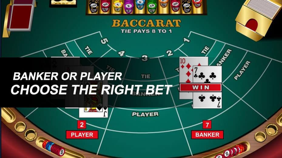 Choosing the right bet in Baccarat