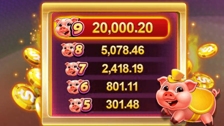 Collecting Pigs in Fortune Slot Machine
