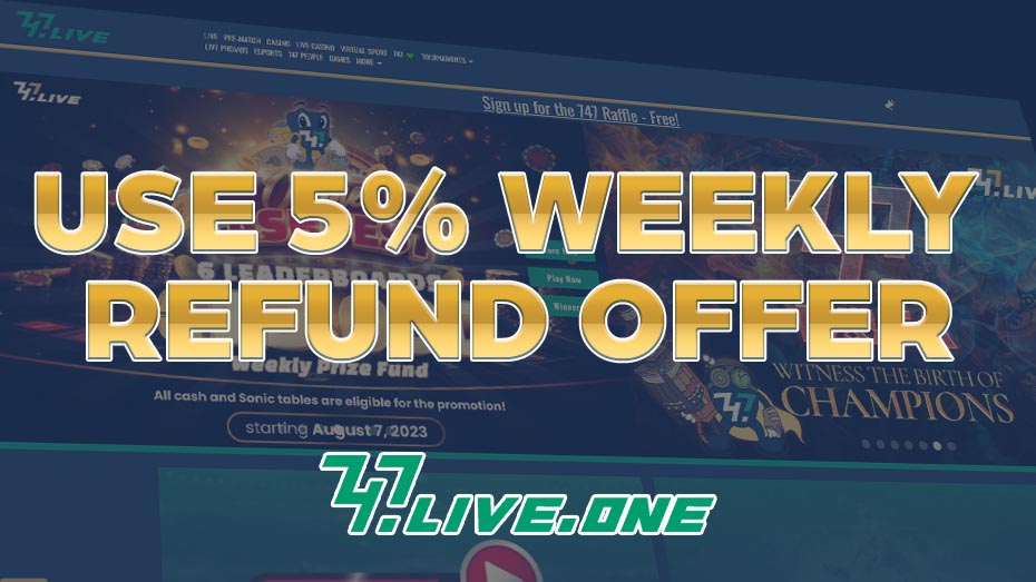 Use the 5_ Weekly Refund Offer