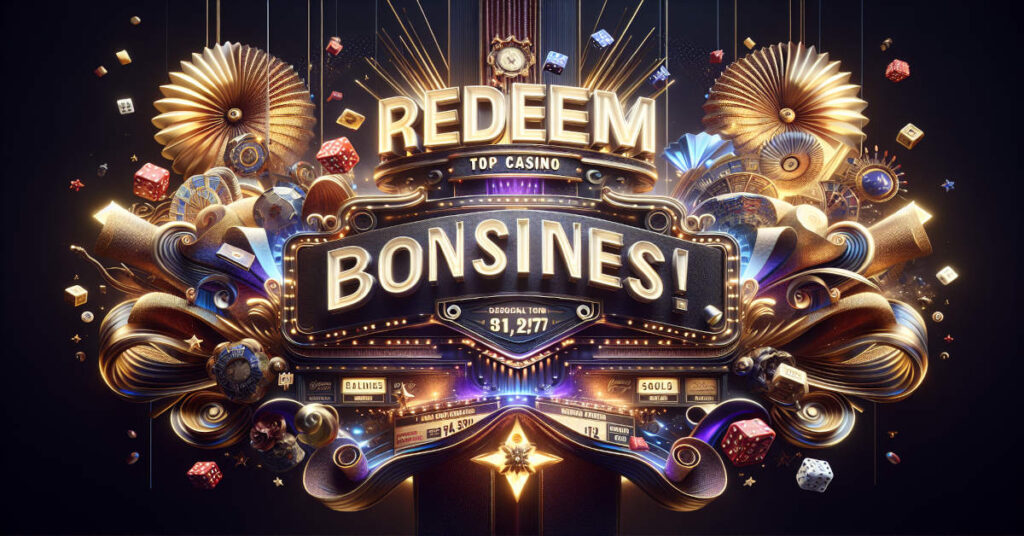Redeem top casino bonuses